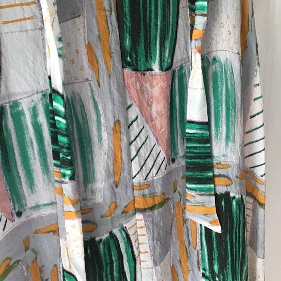 ANTHROPOLGIE  Eva Franco Vallea Flounced Maxi Dress in MP - Picture 6 of 11